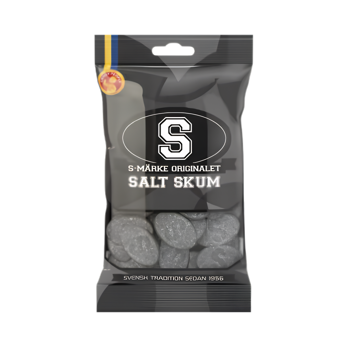 S-Märke Skum Salt/Liquorice Foam Candy 70g