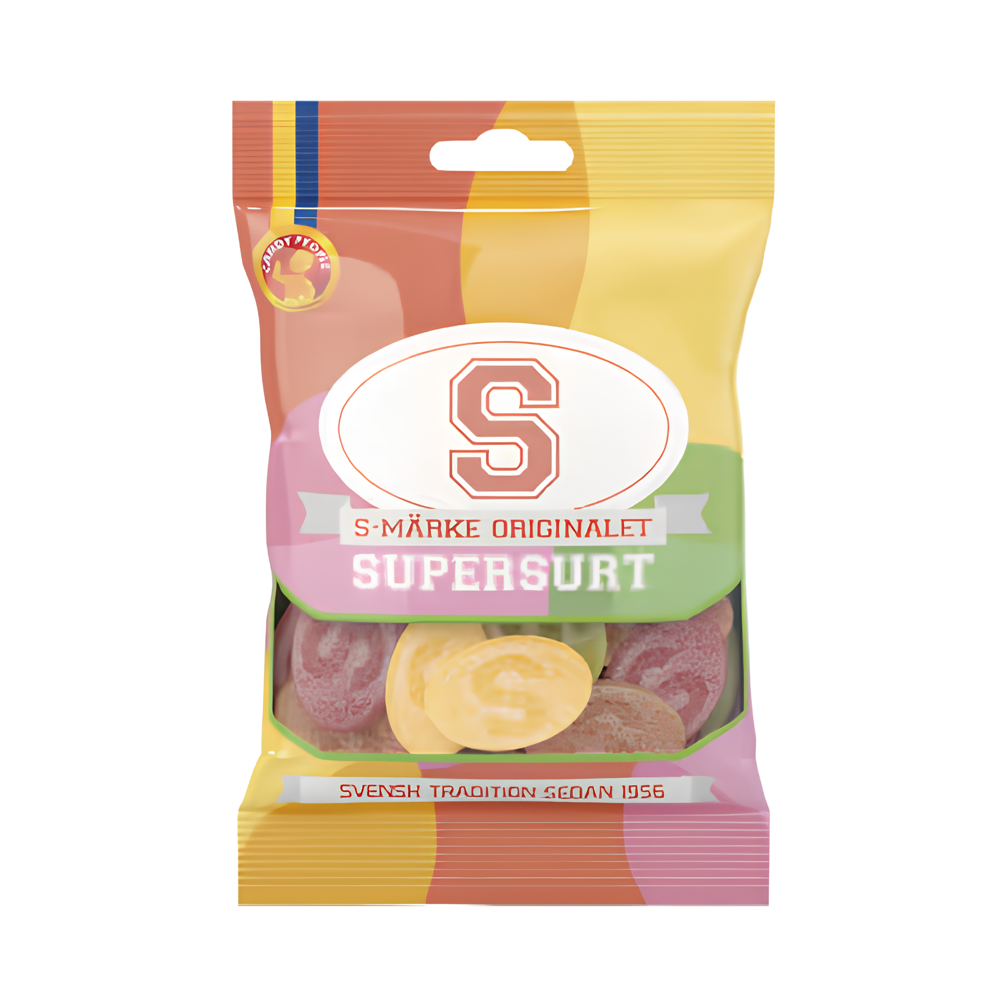 S-märke Super Sour 80g