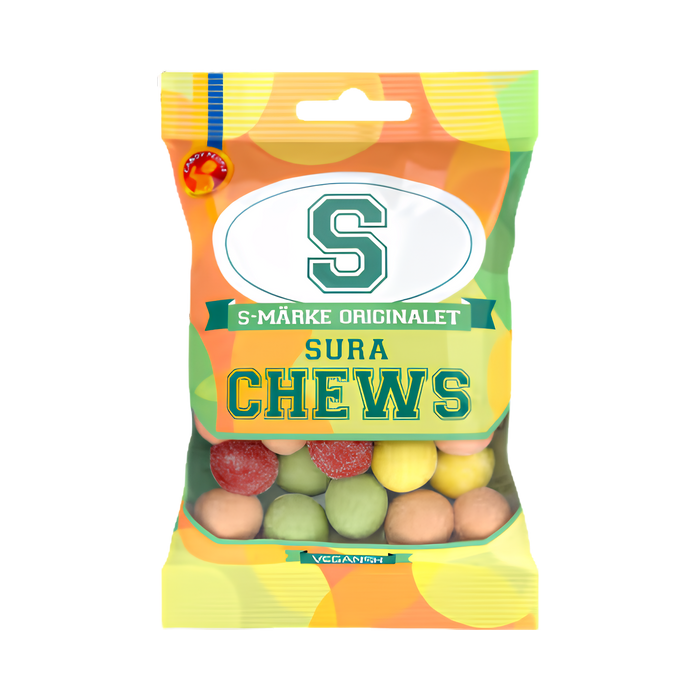 S-märke Sour Chews 70g